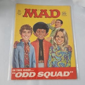 MAD Magazine June 1969‎ Issue #127 "Odd Squad" Vintage Collectible